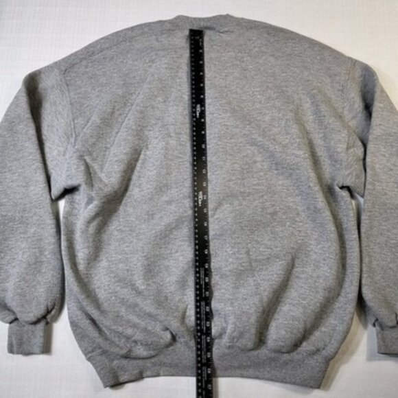 M&C Sport Sweatshirt Men's XL American Grandpa One Hundred % Gray Crew Patriotic - Picture 11 of 11